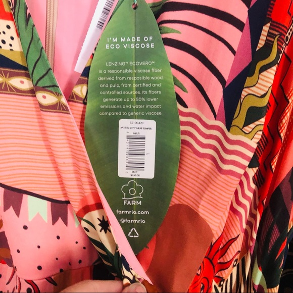 NWT Farm Rio Mystic City Wrap Jumper size large - Picture 12 of 16